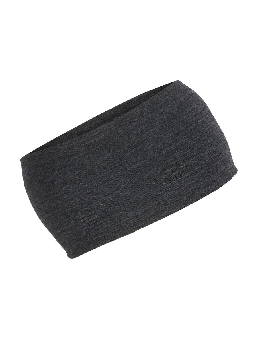 Jet Heather Men's Icebreaker Unisex Merino Chase Headband | USA 1078RVDW